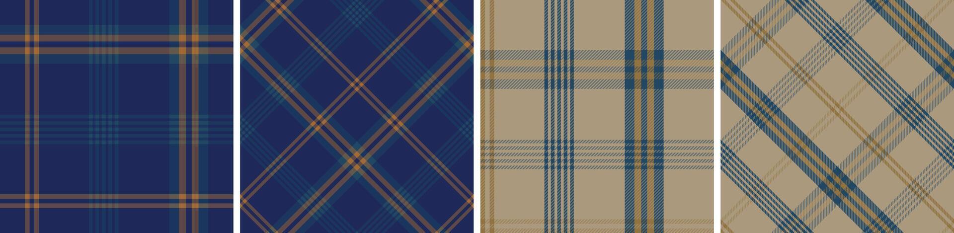 Buffalo plaid seamless tartan check plaid for skirt, tablecloth, blanket, duvetother modern fashion print. vector