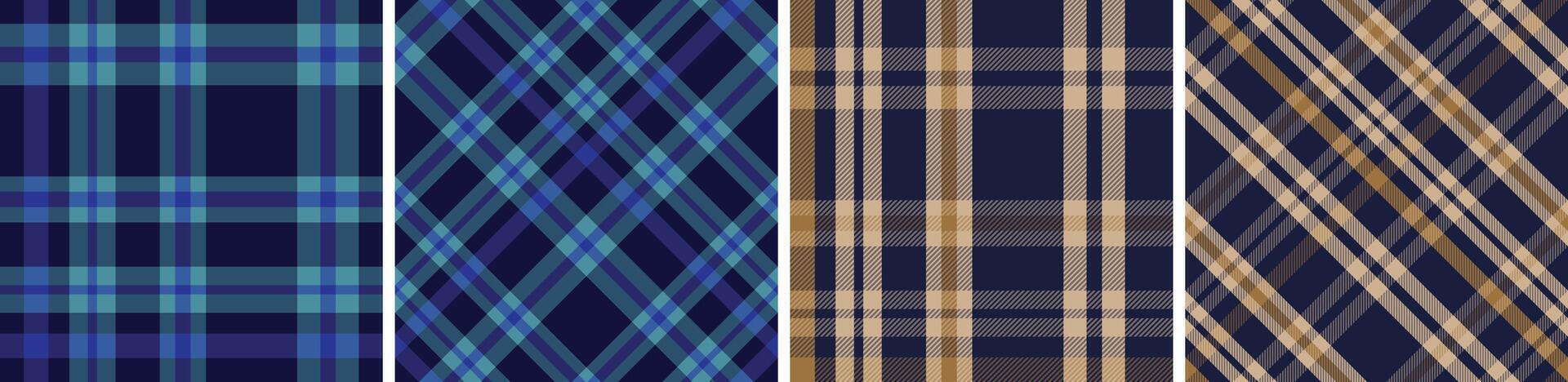 Buffalo plaid seamless tartan check plaid for skirt, tablecloth, blanket, duvet , other modern fashion print. vector