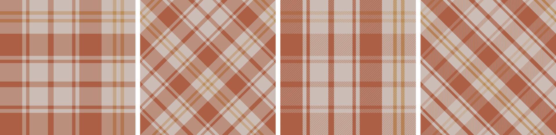 Plaid pattern seamless check plaid for skirt, tablecloth, blanket, duvet other modern fashion print. vector
