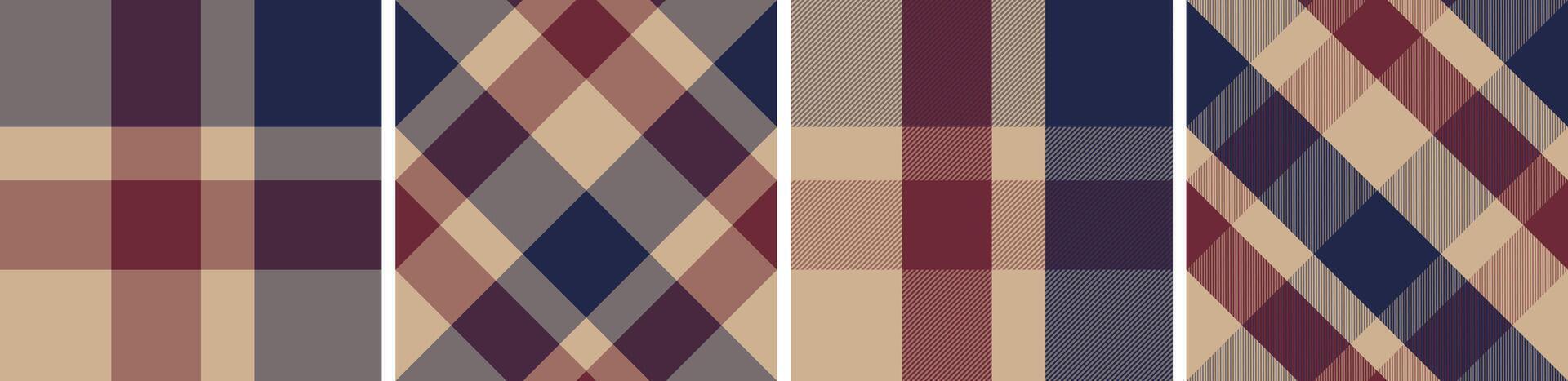 Gingham design seamless pattern tartan plaid for dress check,flannel skirt, tablecloth,modern and fashion print. vector