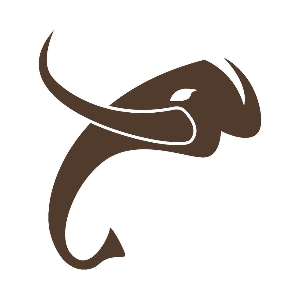 The logo for a company that makes a product called the elephant vector