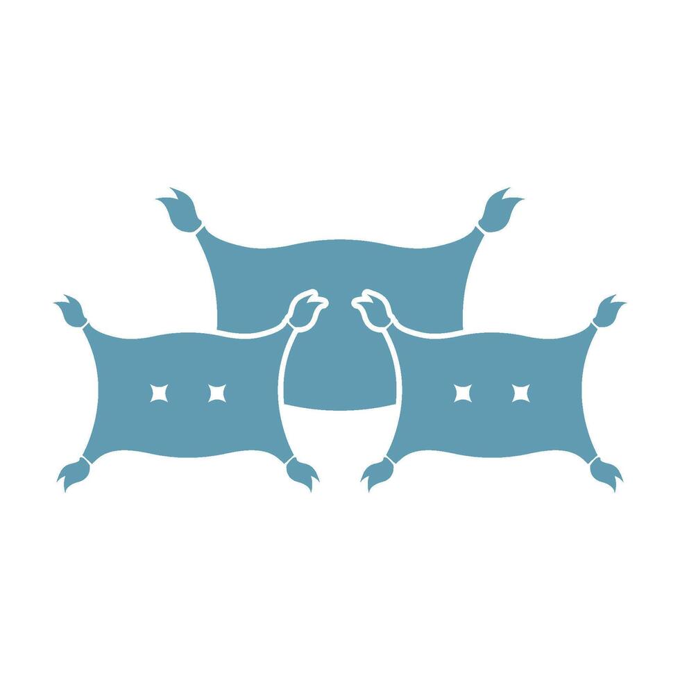 Pillow icon illustration vector