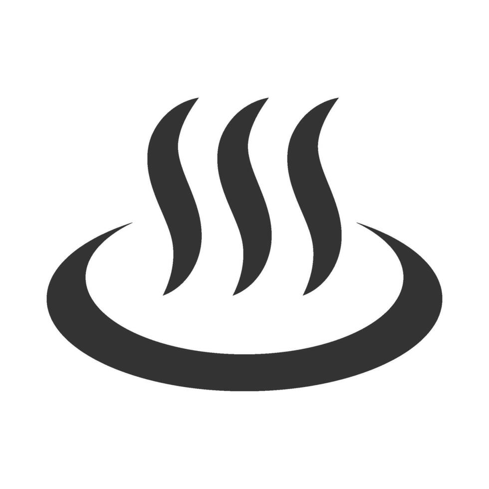 A black and white logo of a cup of coffee vector
