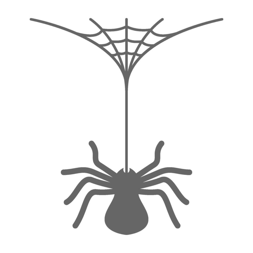 Spider web icon on white background vector