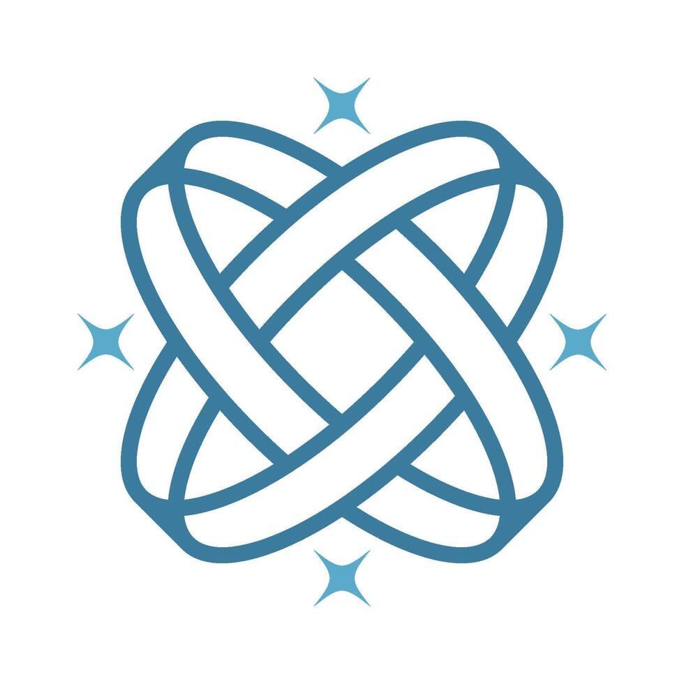 An abstract logo for a company vector
