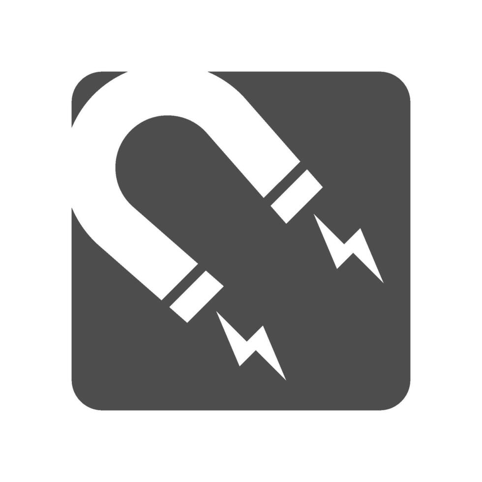 Magnet icon illustration on white background vector