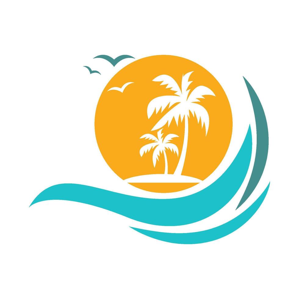 The logo for a travel agency vector