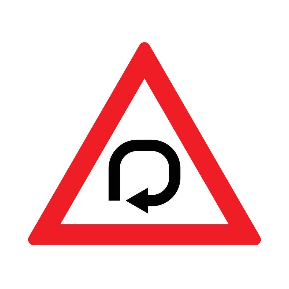 The Illustration of Triangle Degree Turn vector