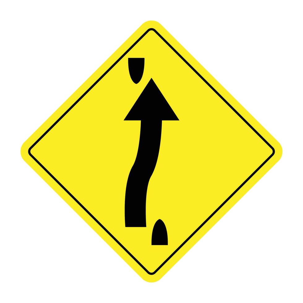 Warning Cross Over Road The Illustration vector