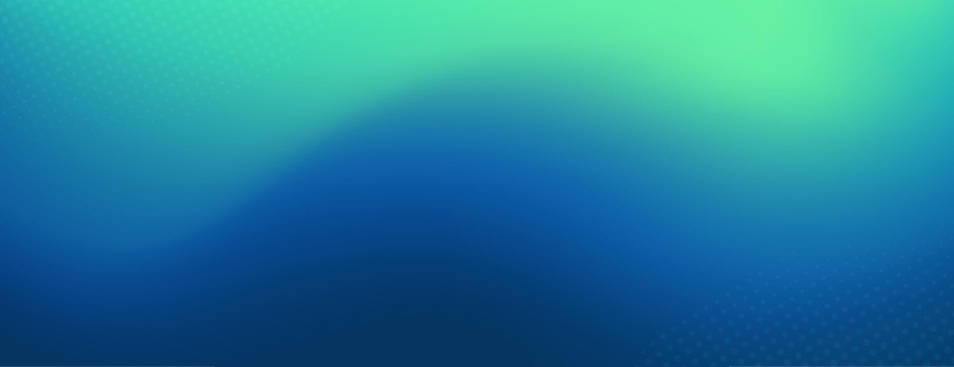 Abstract blue and green gradient background vector