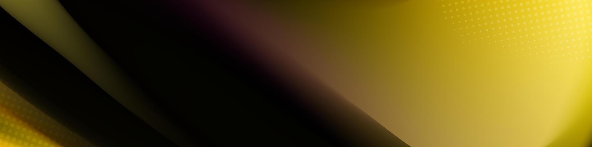 Yellow and black gradient background vector