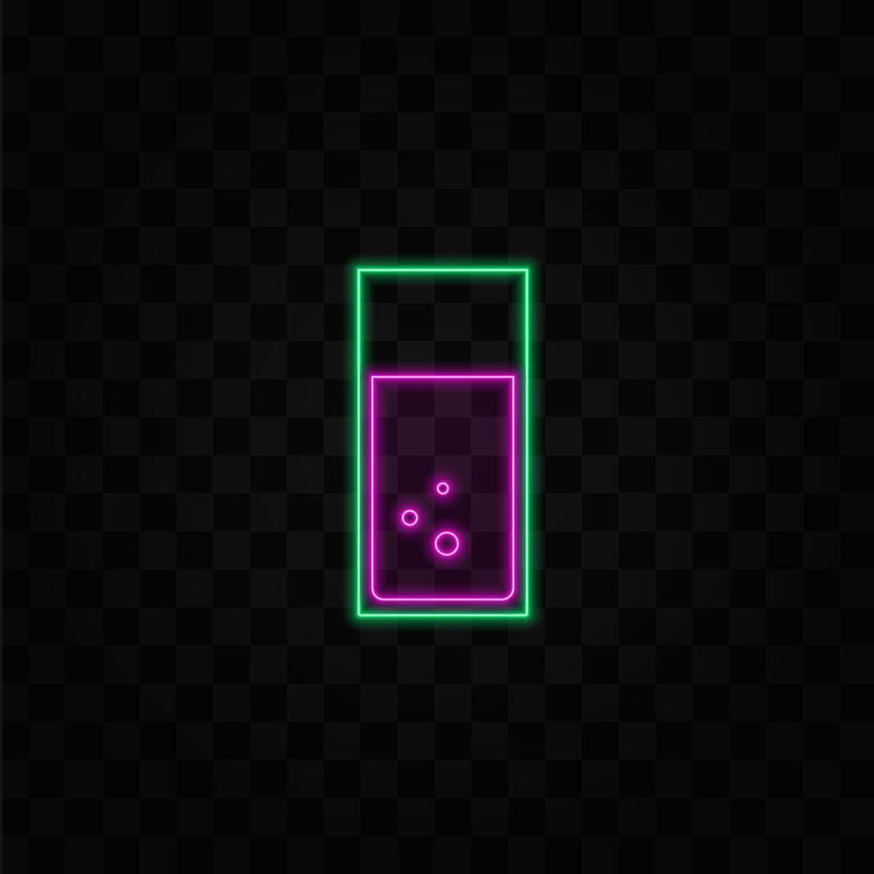 Cocktail.Alcoholic drinks in glasses. Sketch juice, margarita martini. neon style..Alcoholic drinks, Glass with drink. Template design cocktail menu and drink list. vector