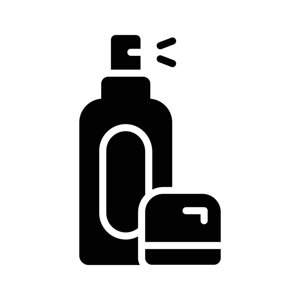 Get this glyph style icon of cool face mist vector