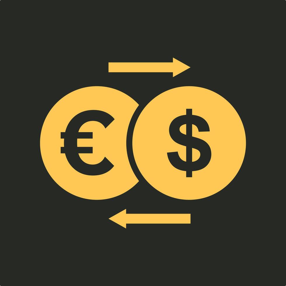 Money Exchange trendy applicable important Illustration design cute colorful background vector