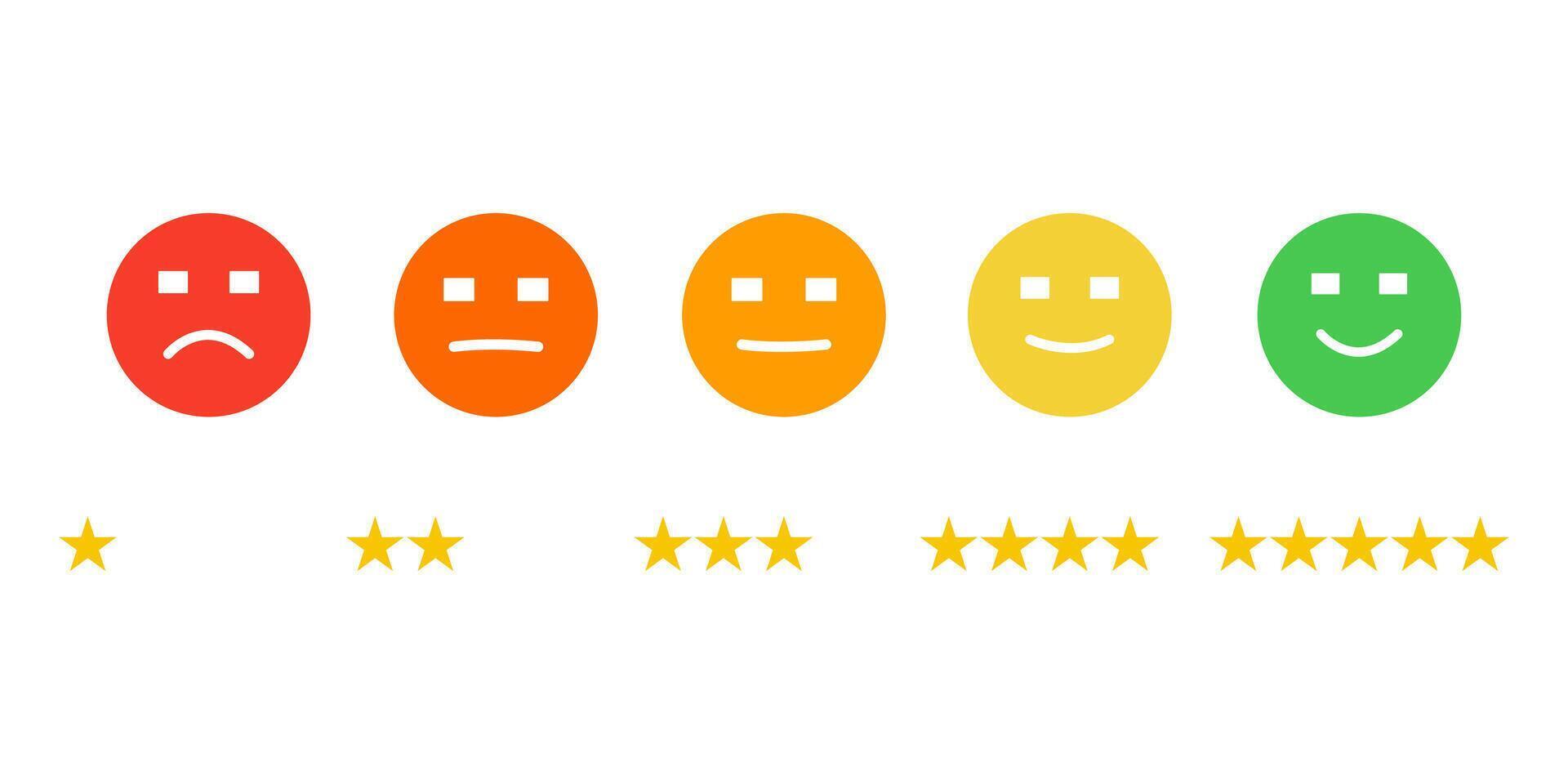 Customer review satisfaction feedback survey concept. customer satisfaction concept idea vector