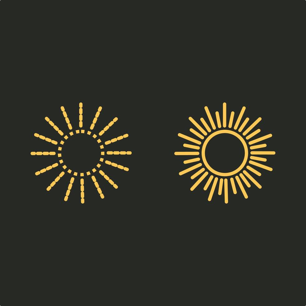 Sun trendy applicable important Illustration design ravishing colorful background vector