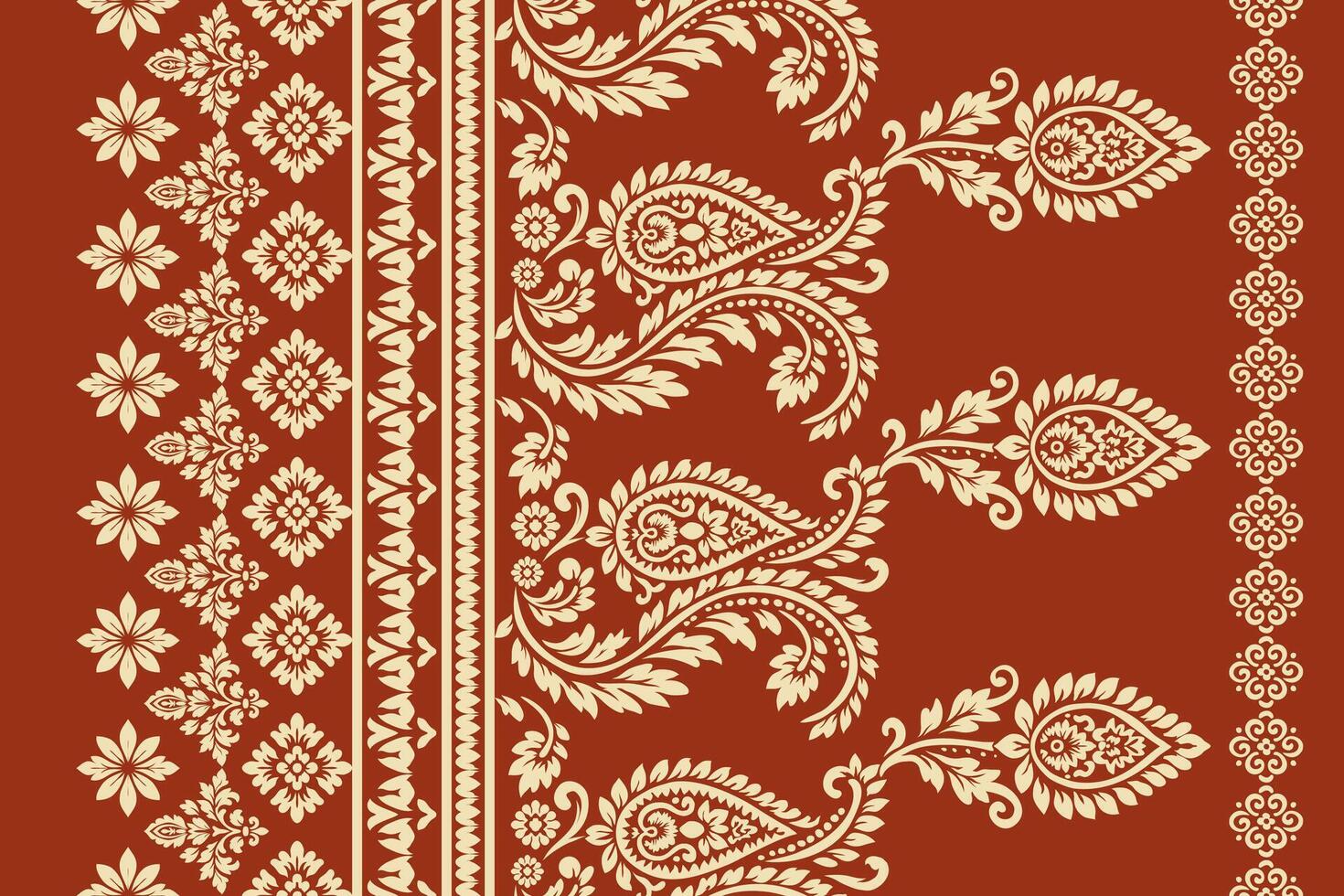 Elegant floral pattern design vector