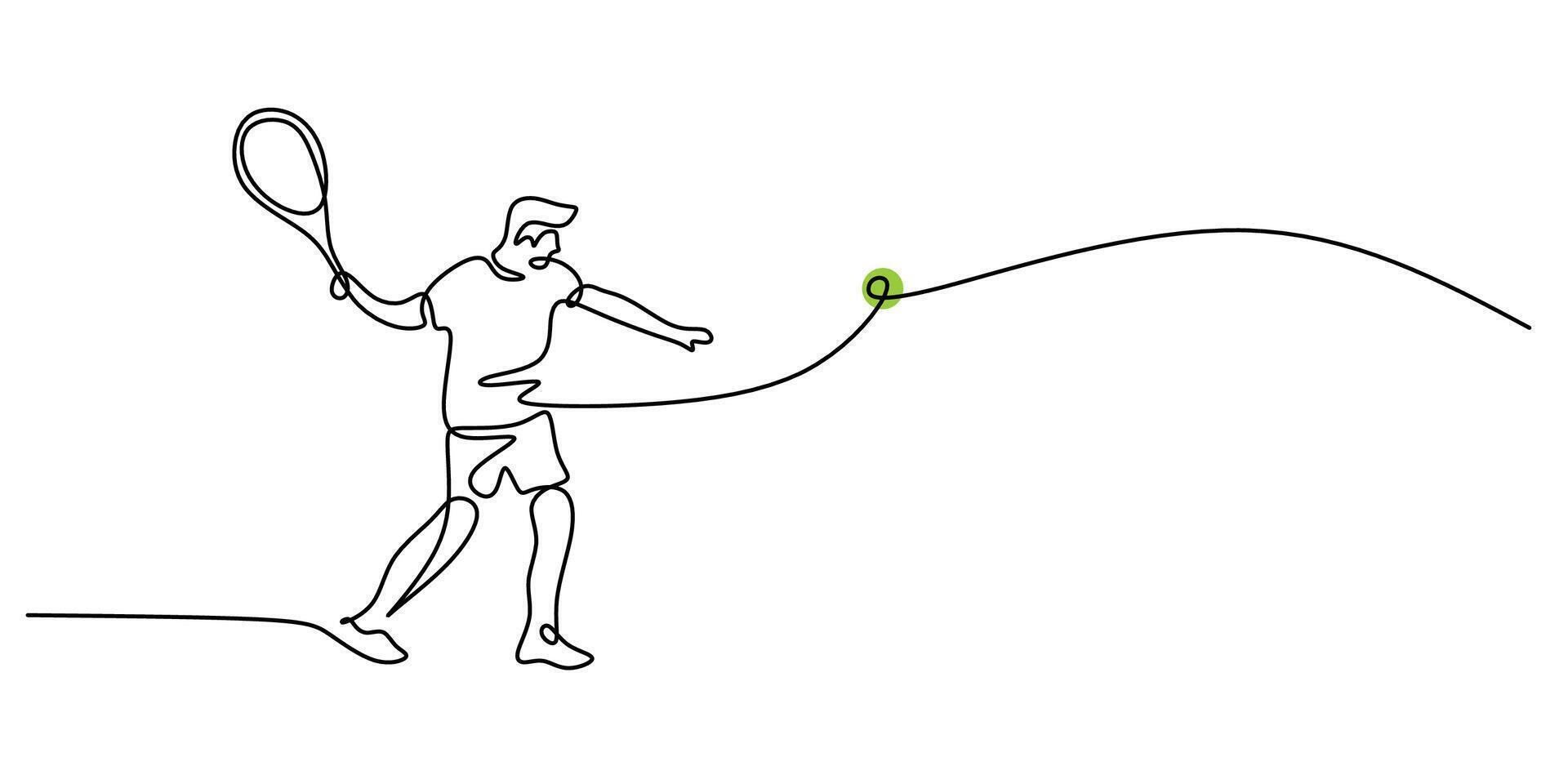 Continuous one line drawing of a weightlifter lifting a heavy barbell. Symbol of discipline and training. vector