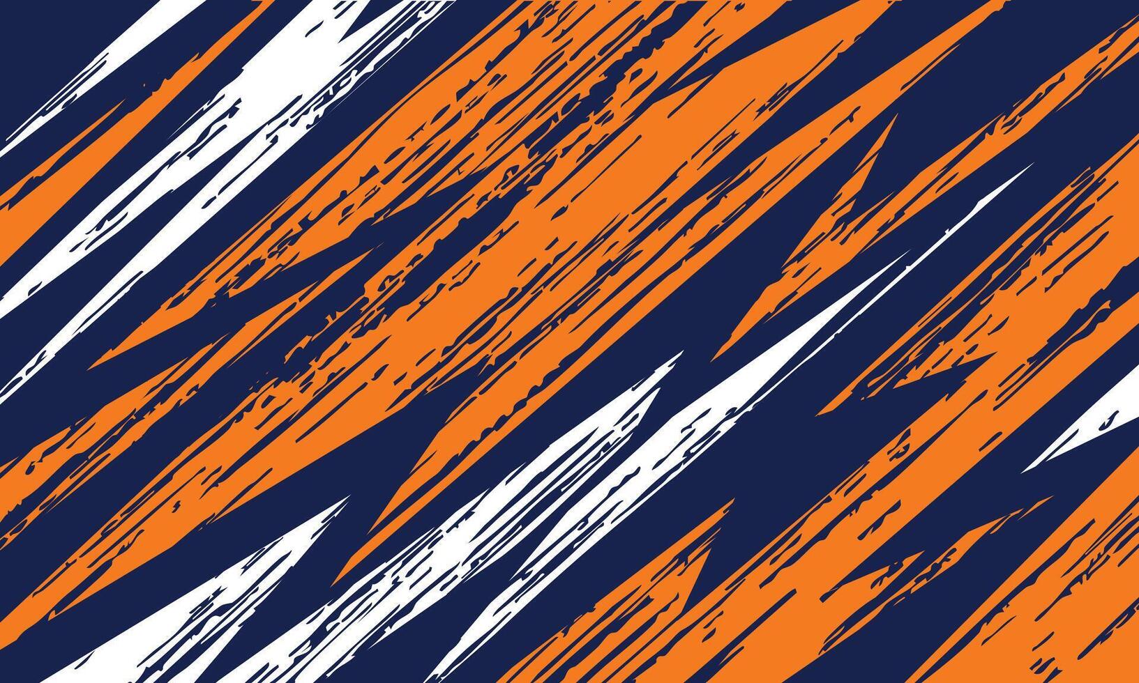 Orange and white striped graphic pattern vector