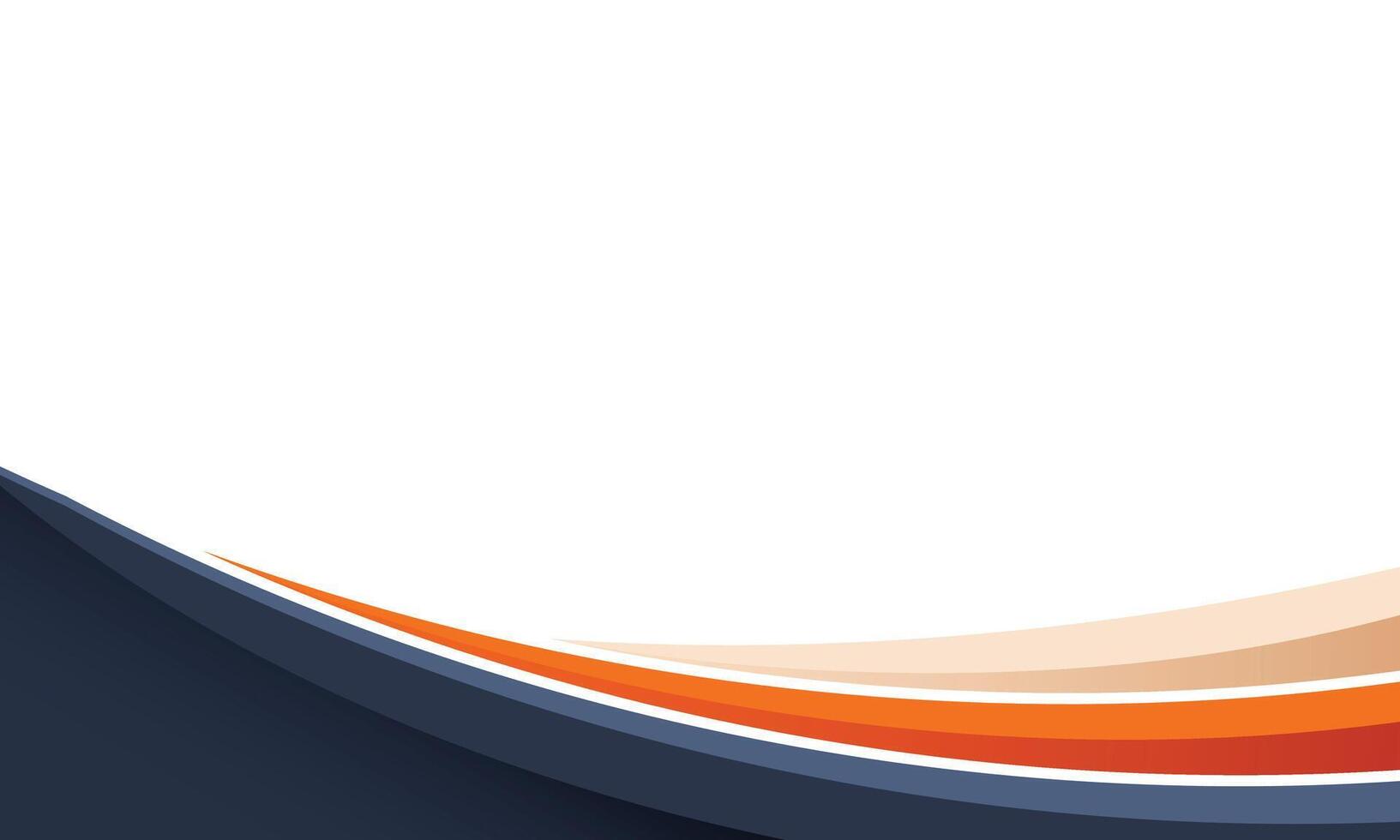 Abstract wave border business background vector
