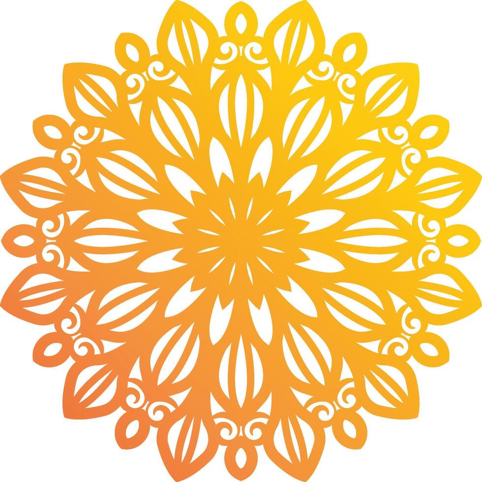 floral Mandala design vector