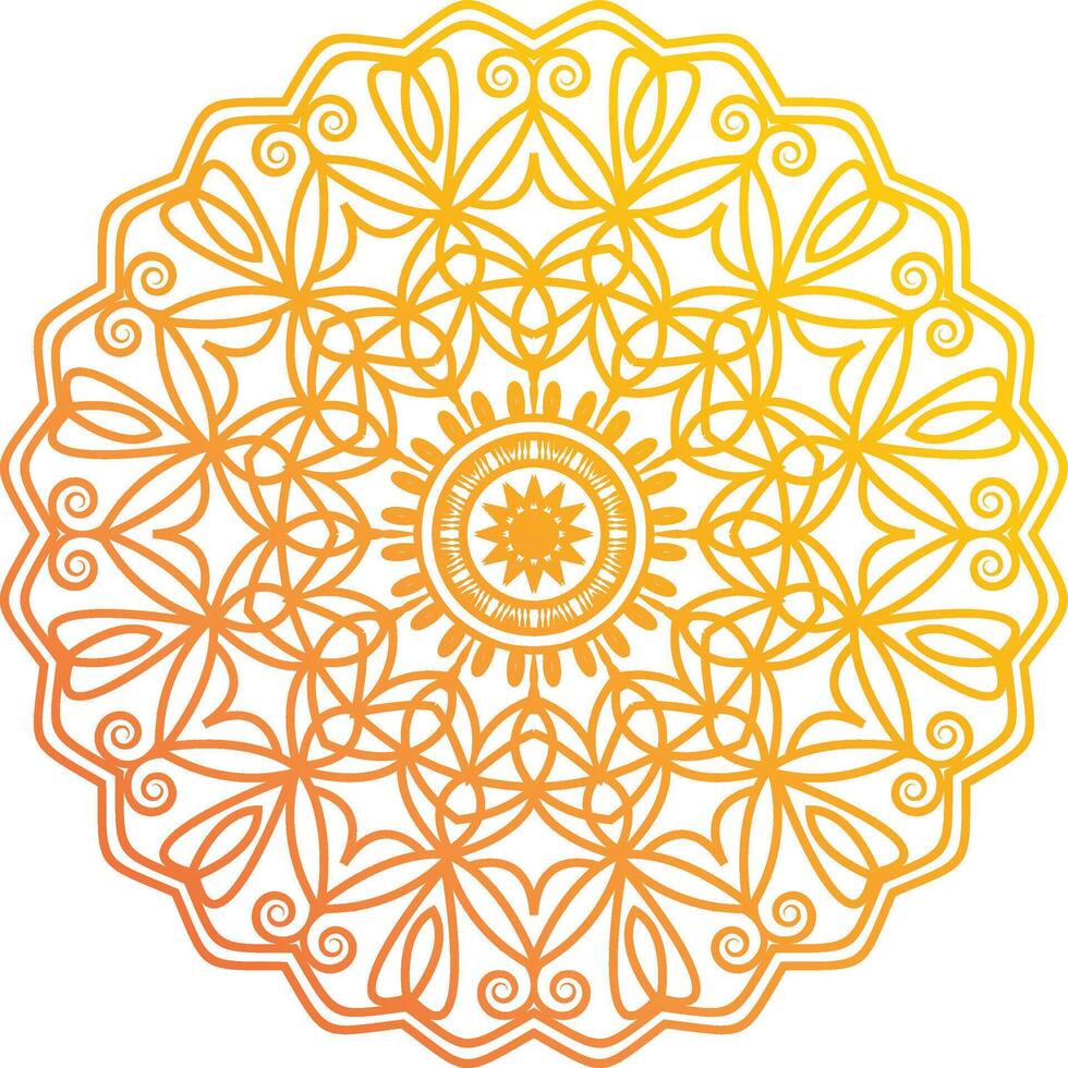 Intricate Mandala art vector