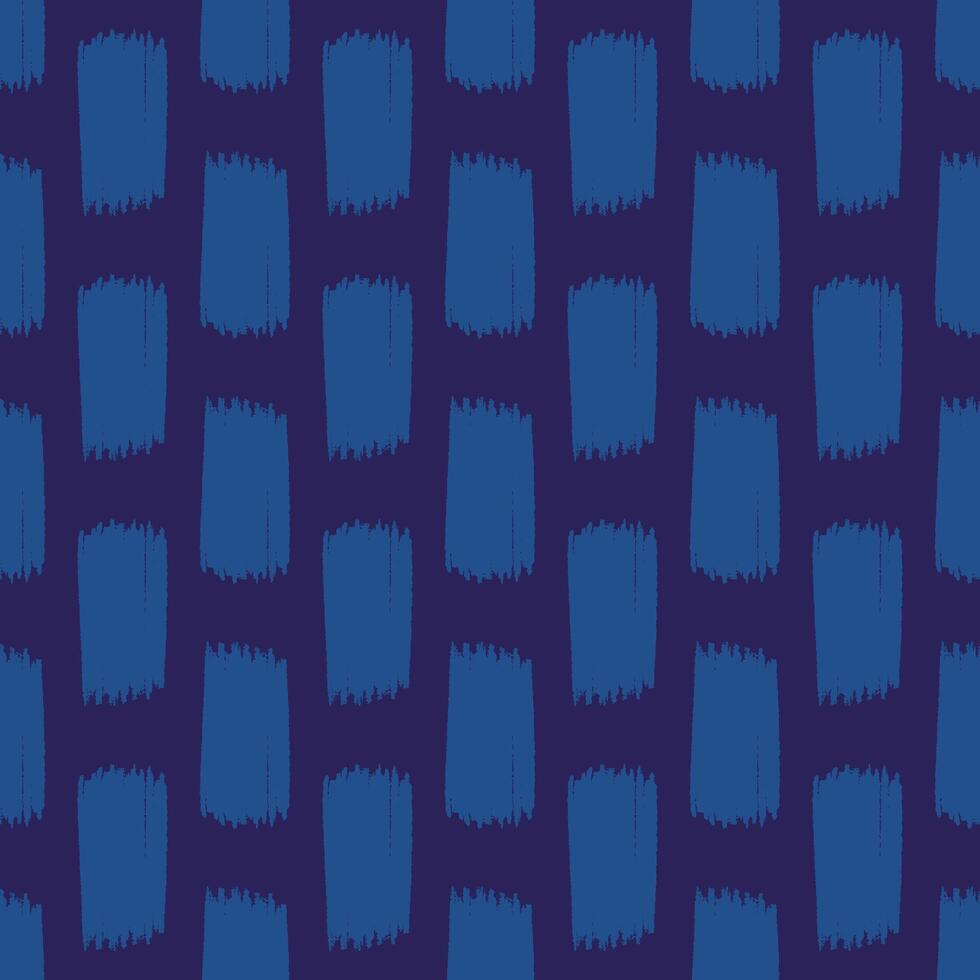 Seamless pattern with dark blue vertical brush stroke. Abstract repeat design wallpaper. vector