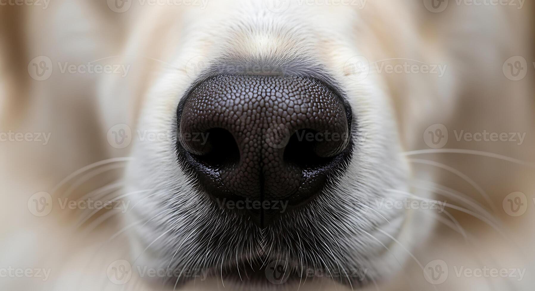 A close up of a dog's nose photo