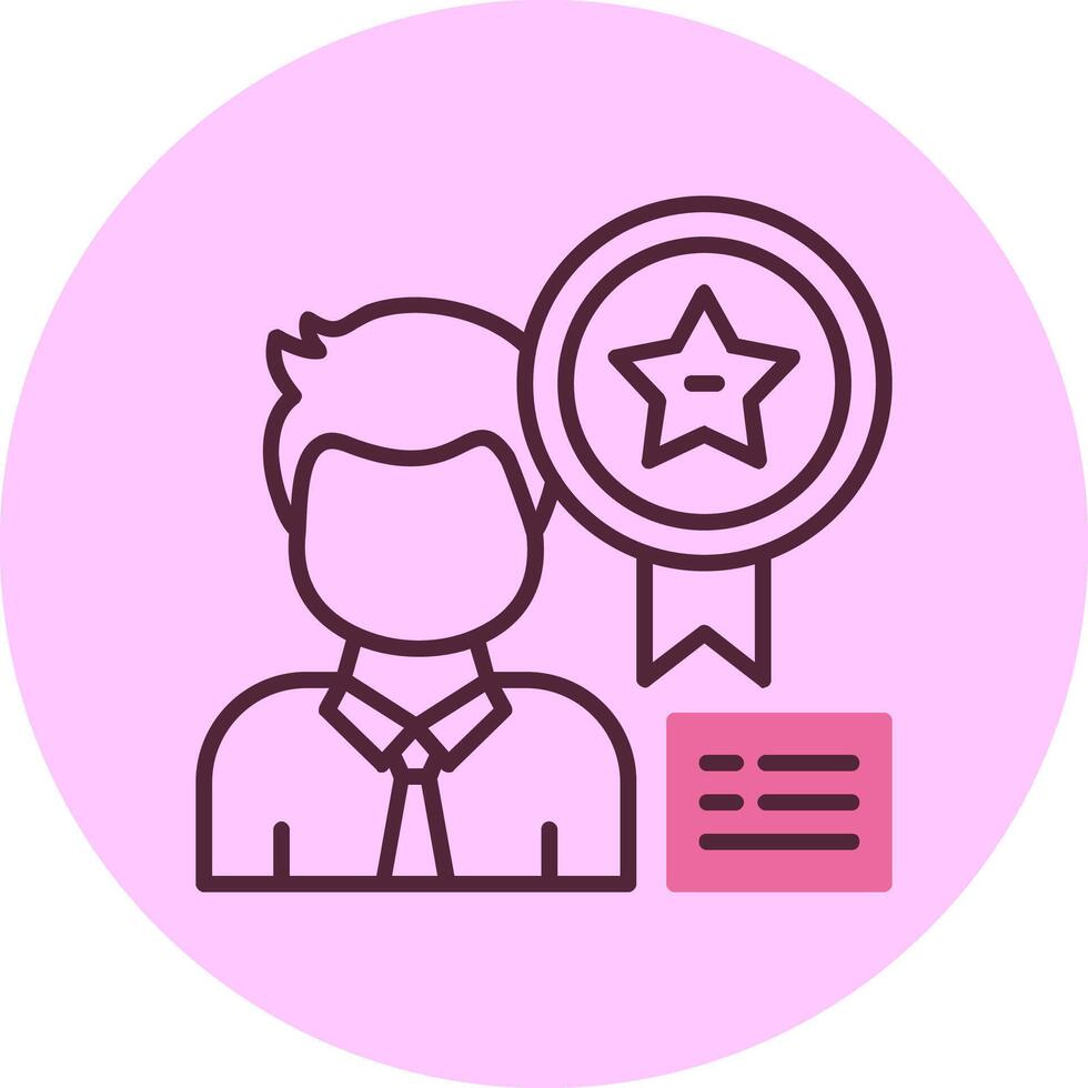 Badge Minimal Mix Circle Icon vector