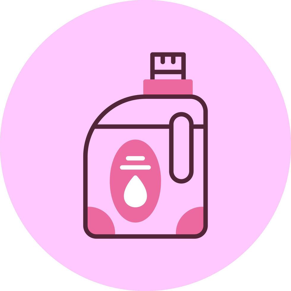 Detergent Minimal MIc Circle Icon vector