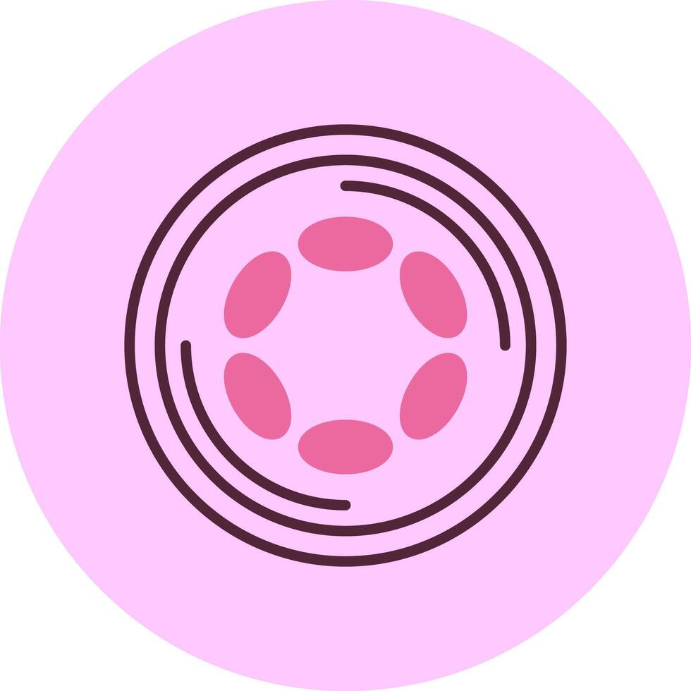 PolkadotMinimal Mix Circle Icon vector