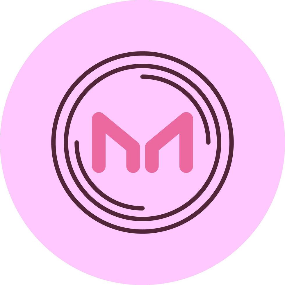 MakerMinimal Mix Circle Icon vector