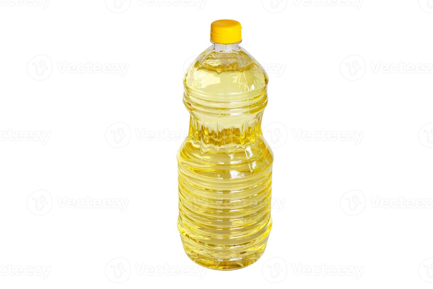 Oil, Vegetable oil, olibe oil, Clear plastic bottle filled with golden cooking oil isolated on white background. Perfect for advertising food products, packaging, branding, and kitchen related designs photo