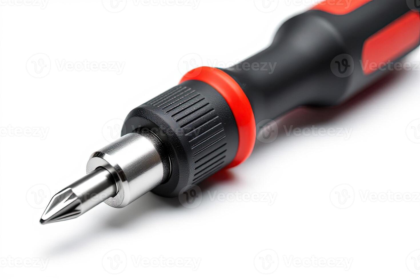 Close-Up of a Precision Screwdriver with Ergonomic Grip Design photo