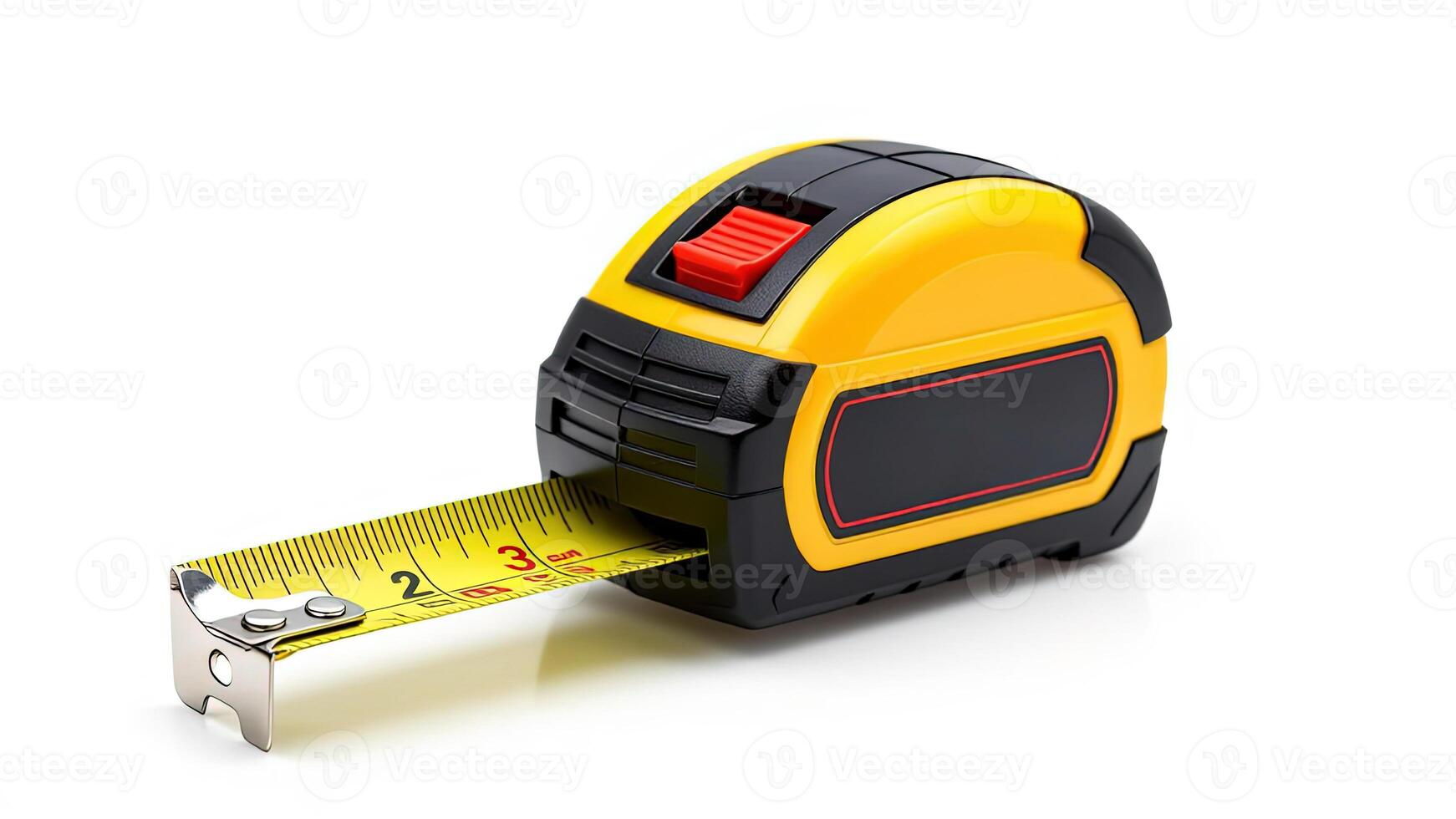 Precision Tool for Measurement with Retractable Yellow Tape photo