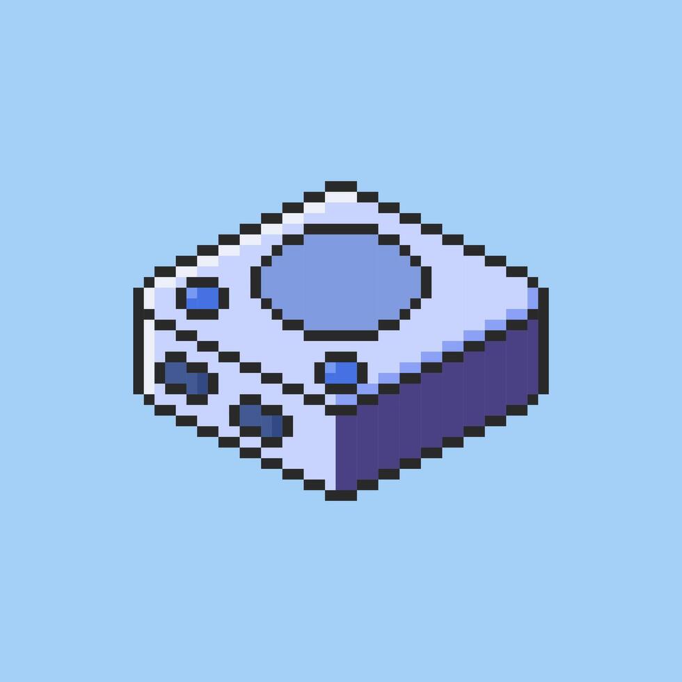 Pixel art Retro Game Console game asset design vector