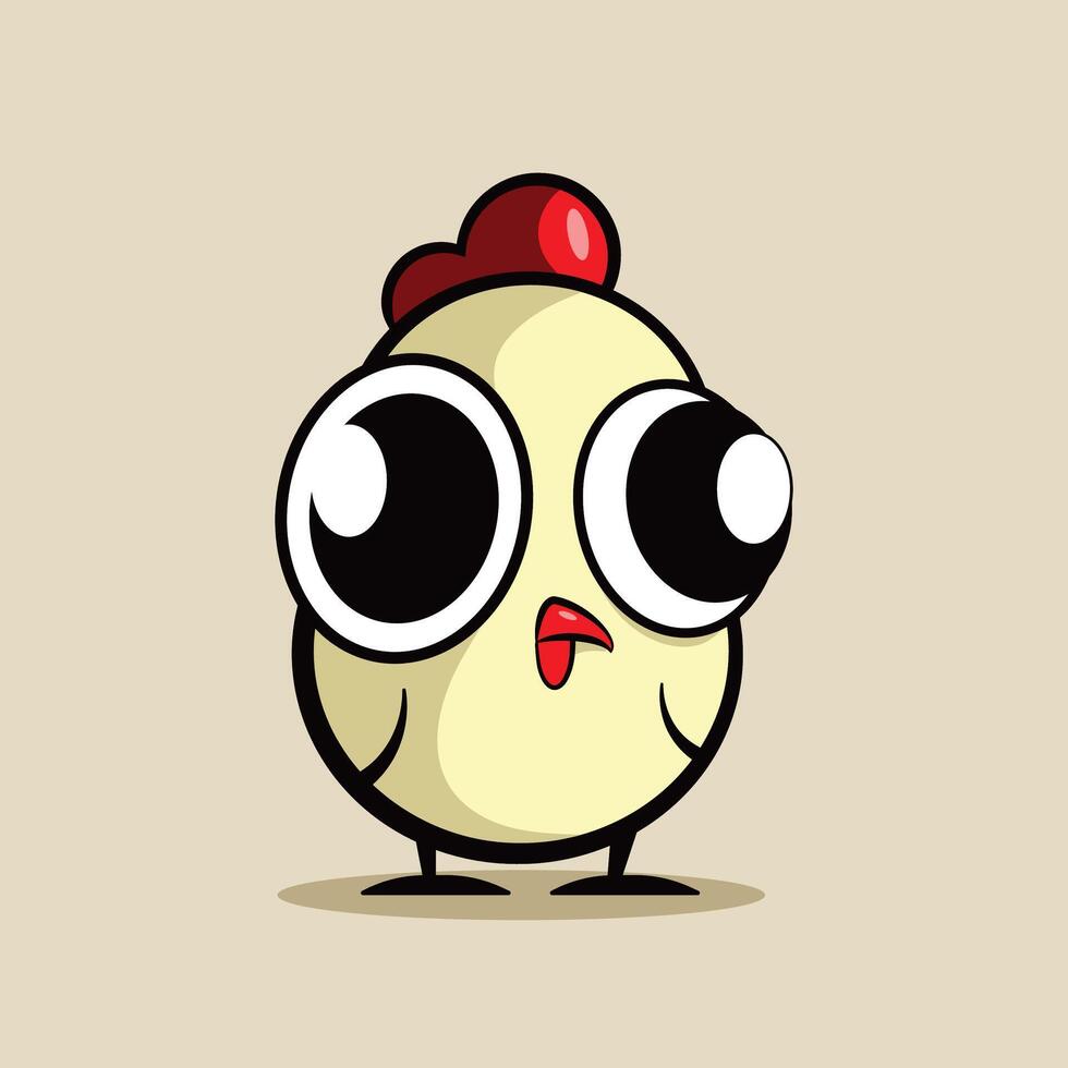 Cute Little Chicken Illustration vector