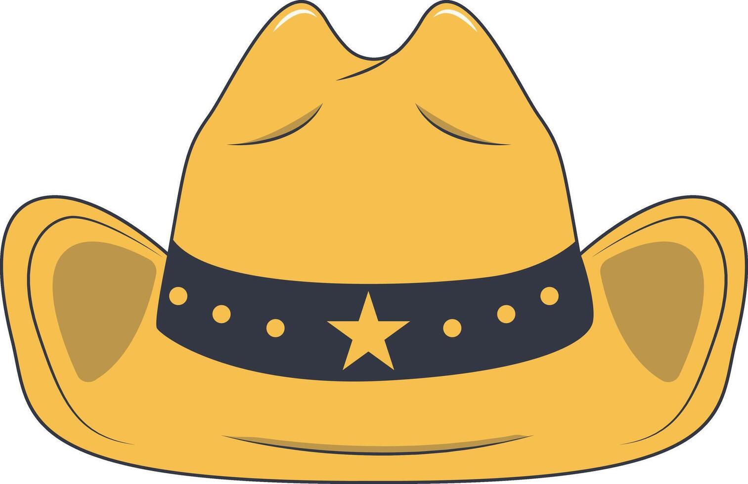 Cowboy Hat Element vector