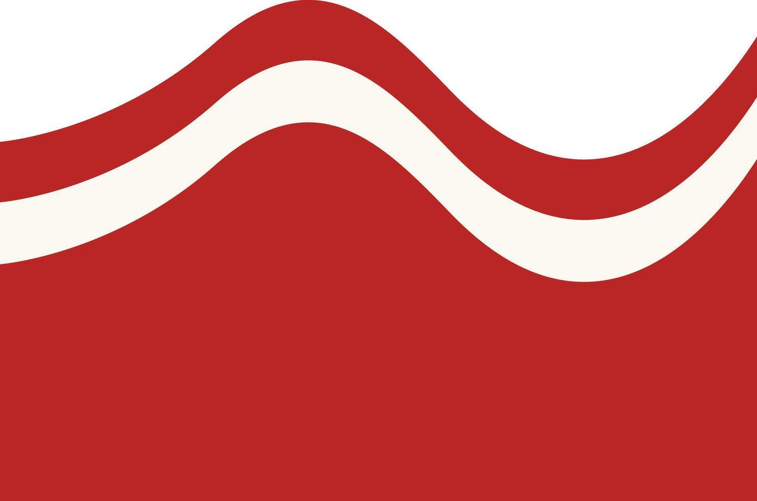 Illustration of Indonesian Flag Border Isolated on White Background. vector