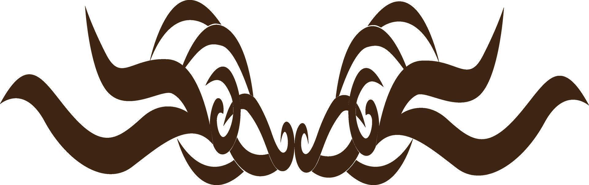 Tribal Tattoo Illustration on White Background vector
