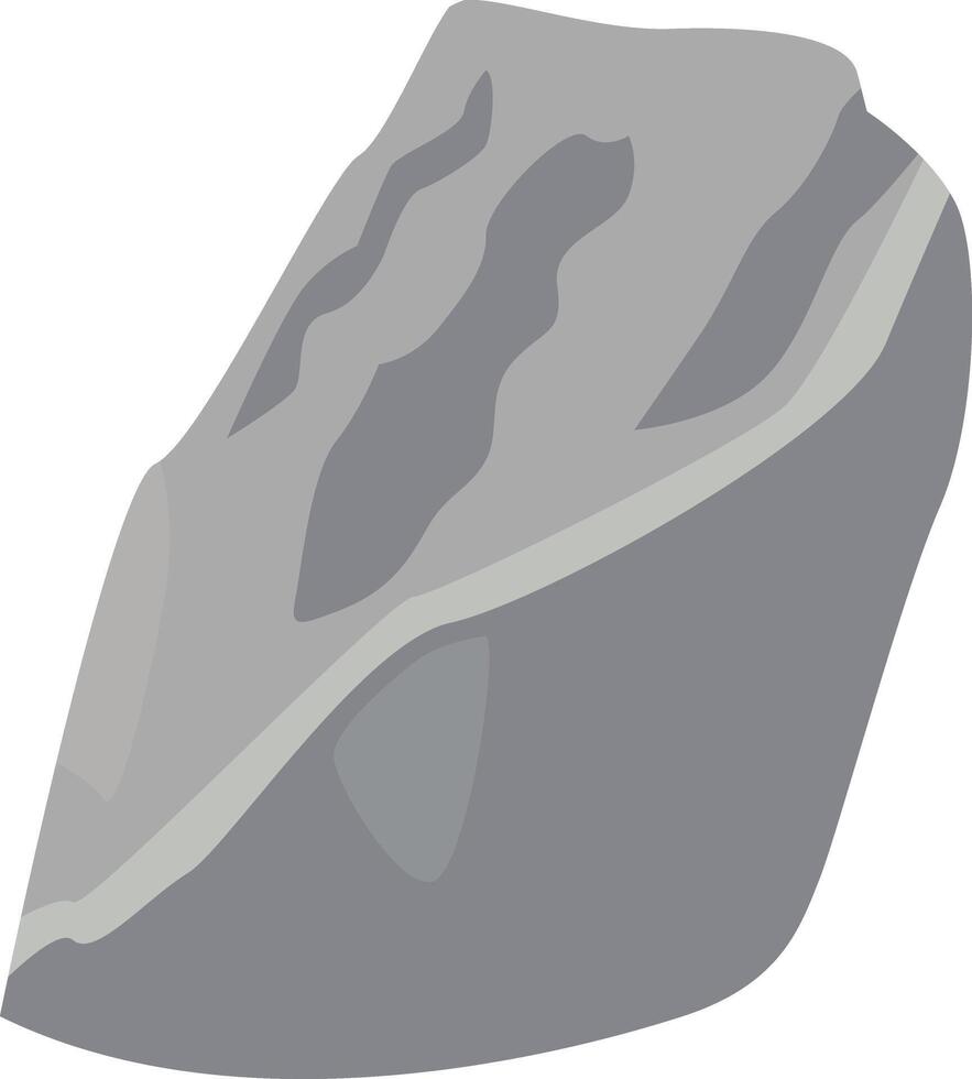 Boulder Stone Cartoon Illustration vector