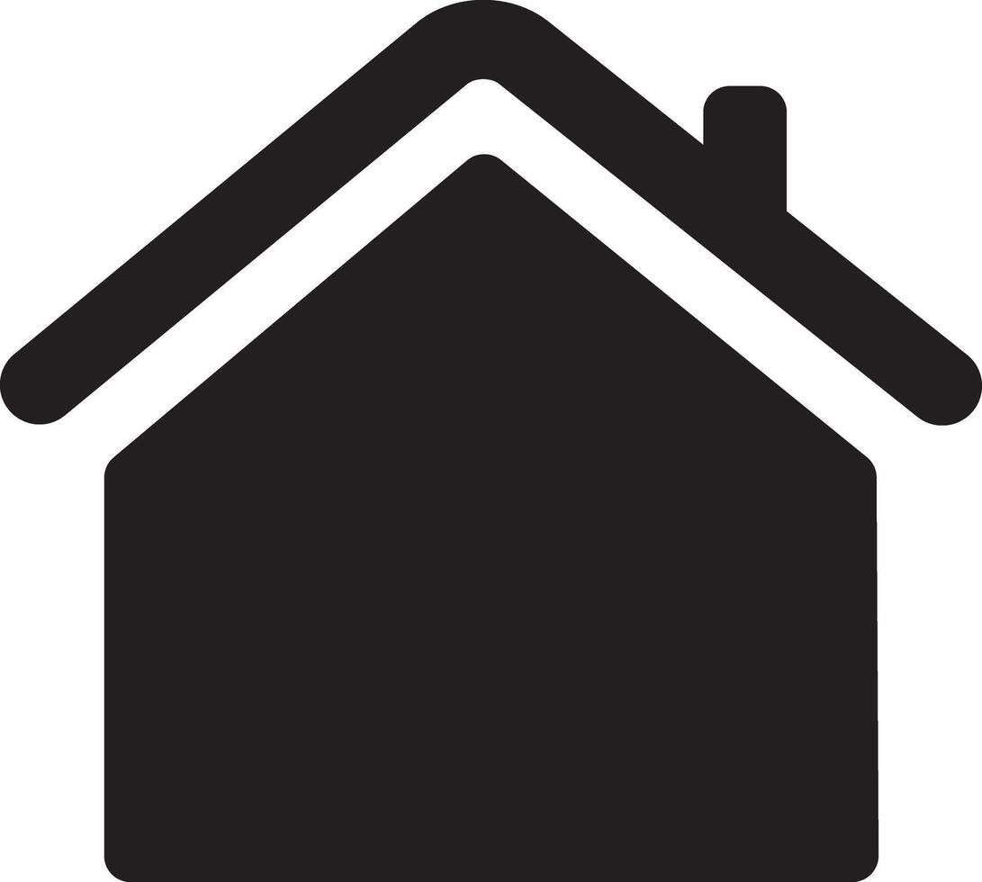 simple home icon vector