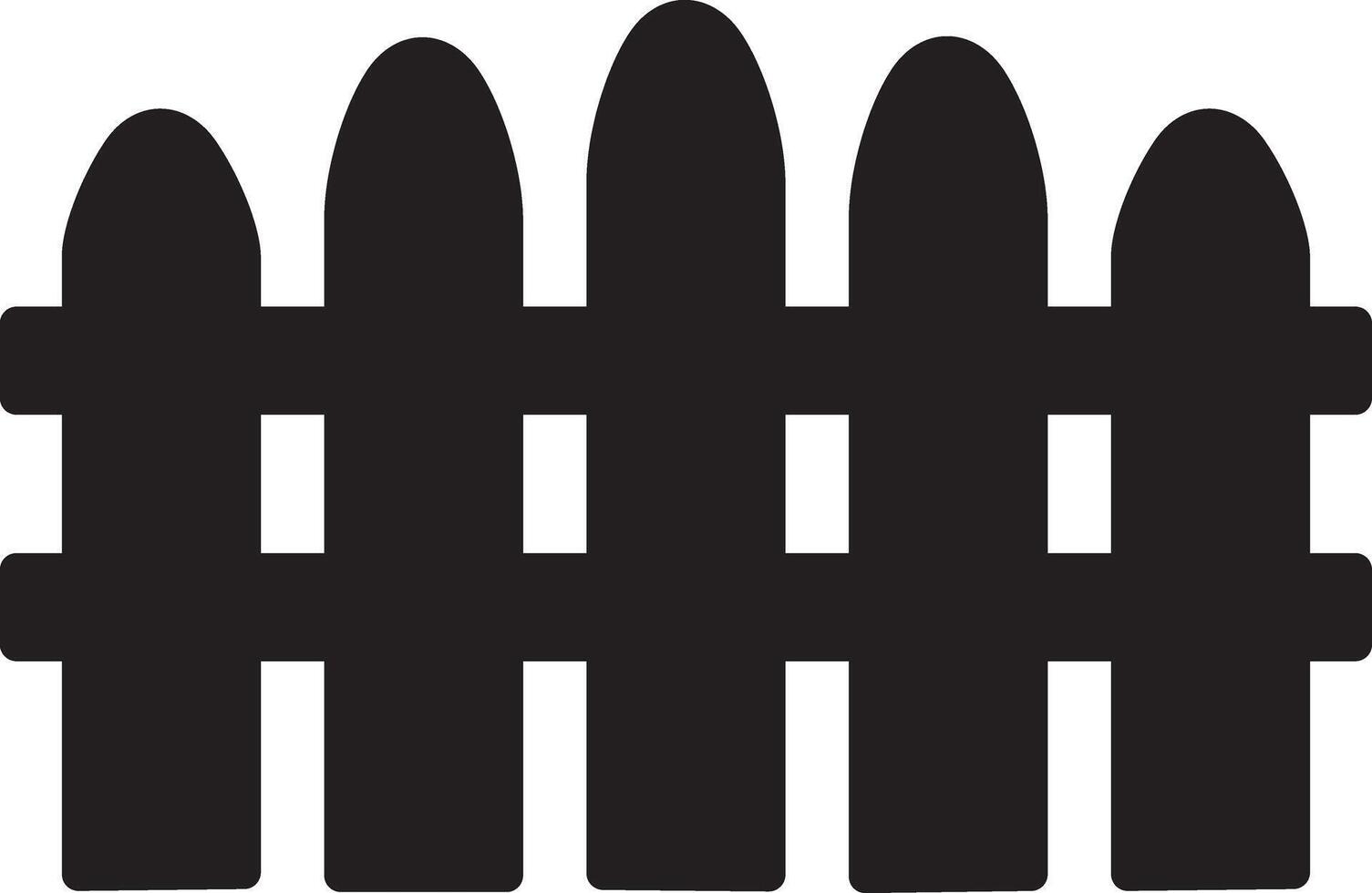 clean fence symbol vector