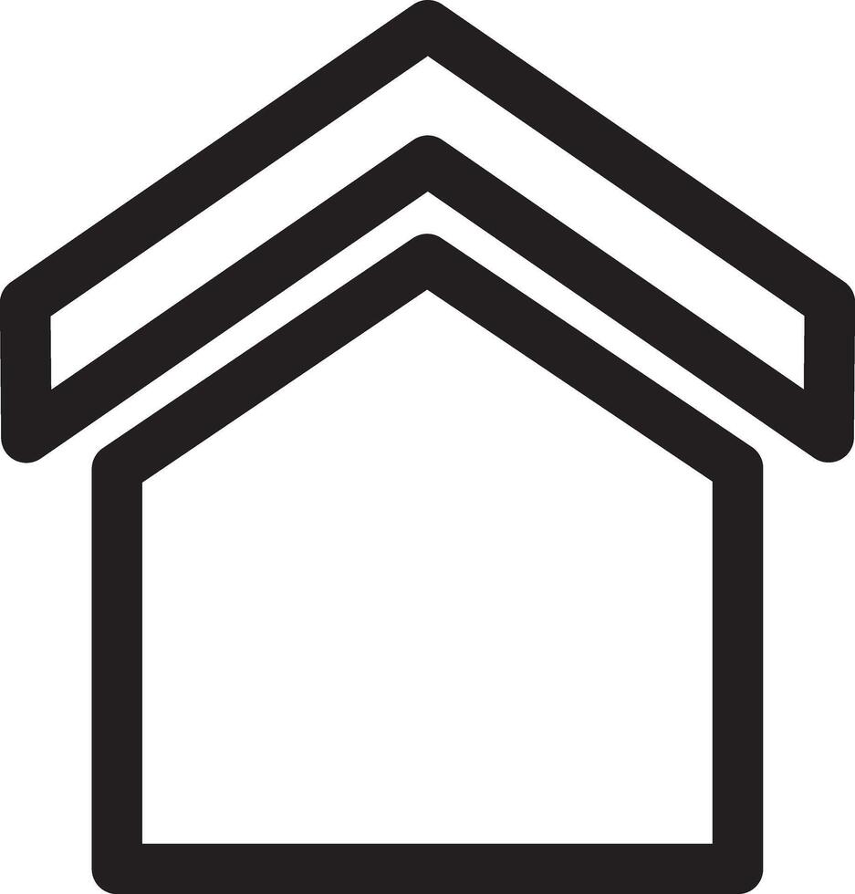Compact House in Bold Style vector