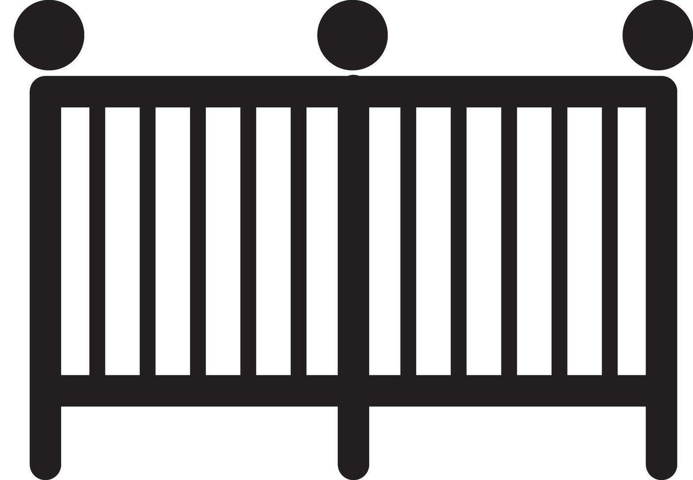 modern gate icon vector