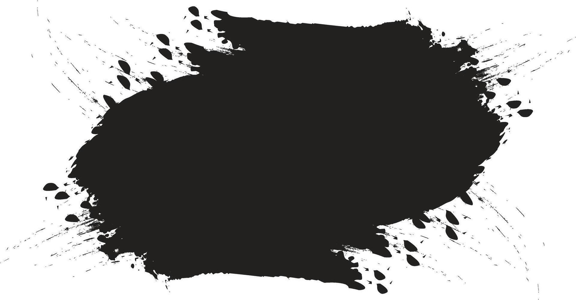 Paint and art brush frame vector