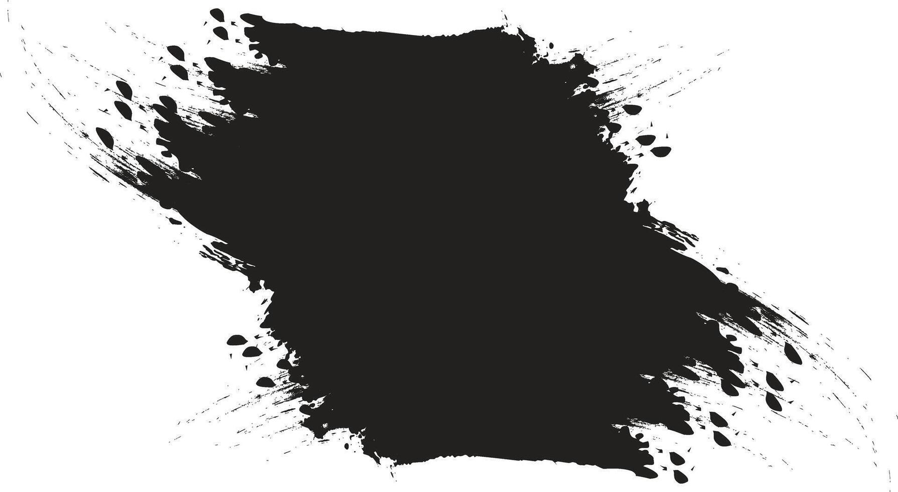 Art brush and splash box vector
