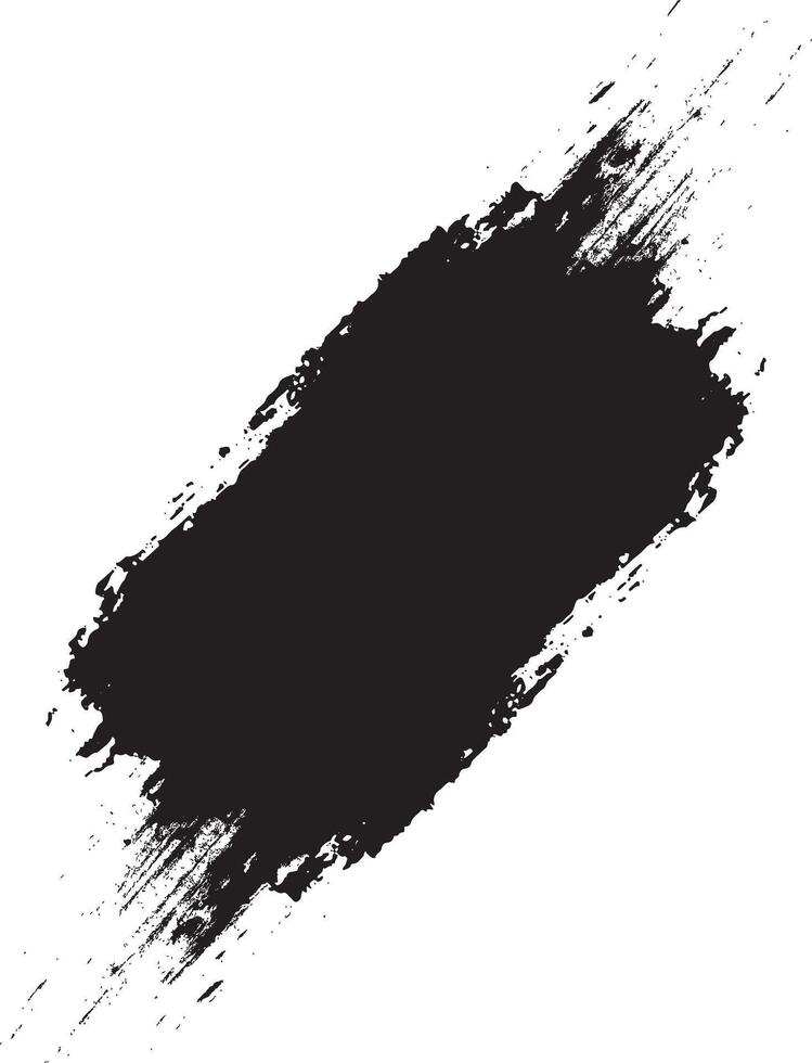 Modern brush frame and splash box vector