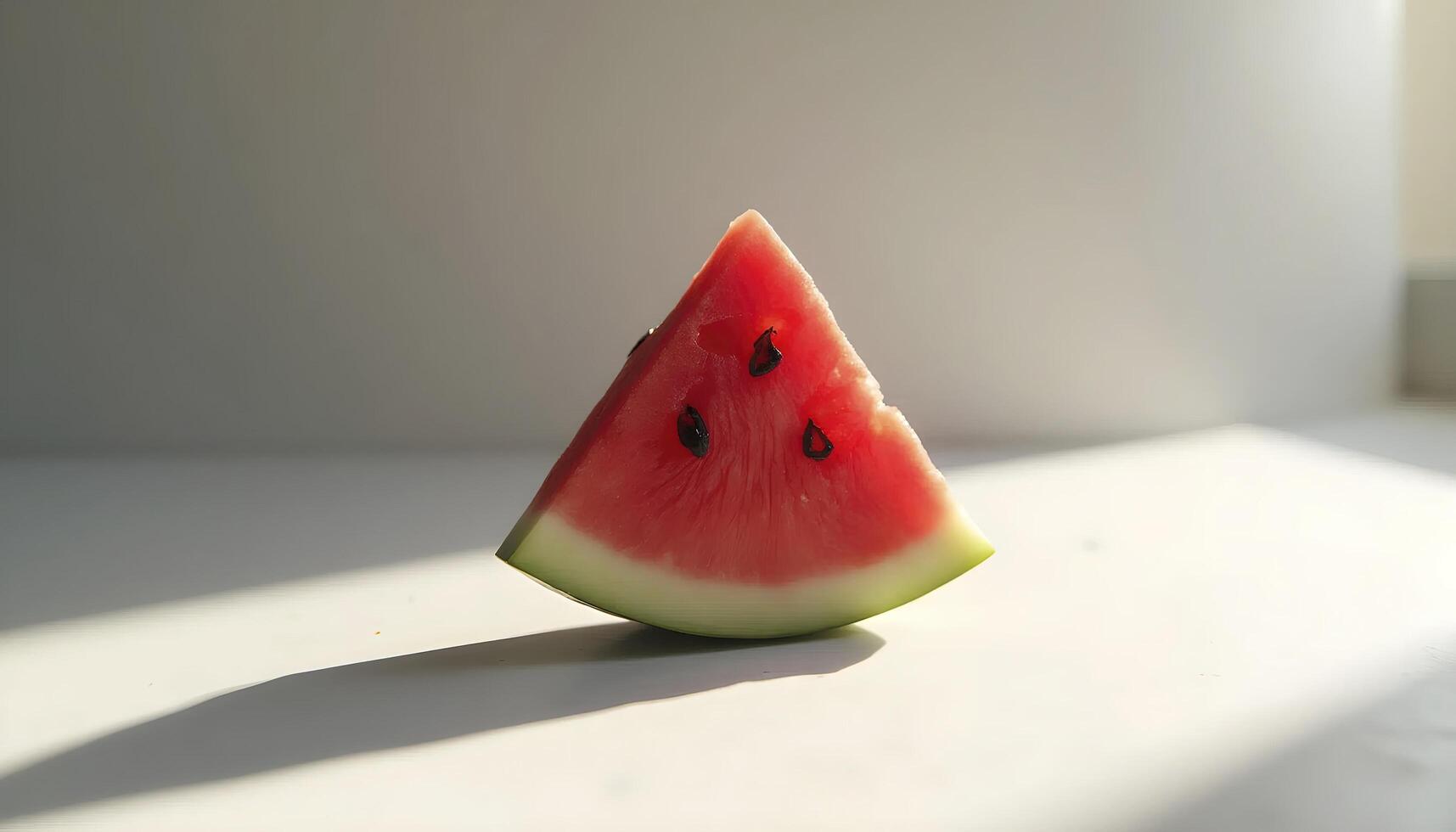 Minimalist Fruit Scene With Bright Lighting photo