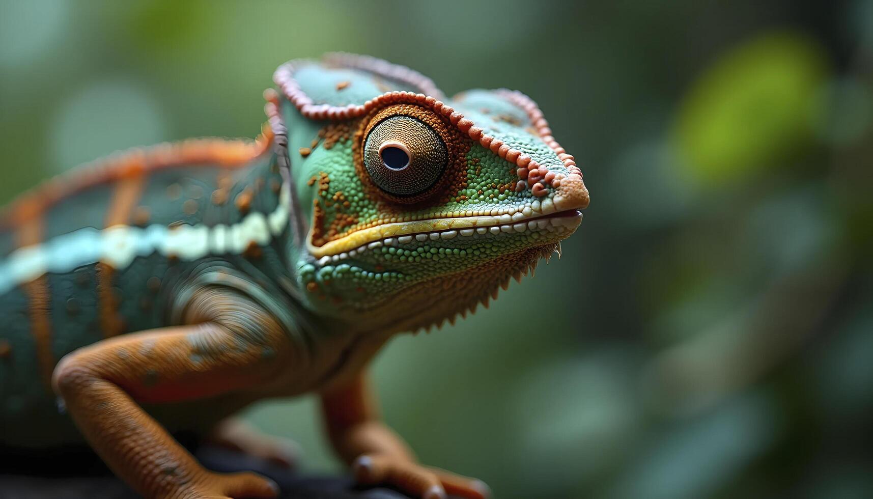 Macro View of Textured Reptile Skin photo